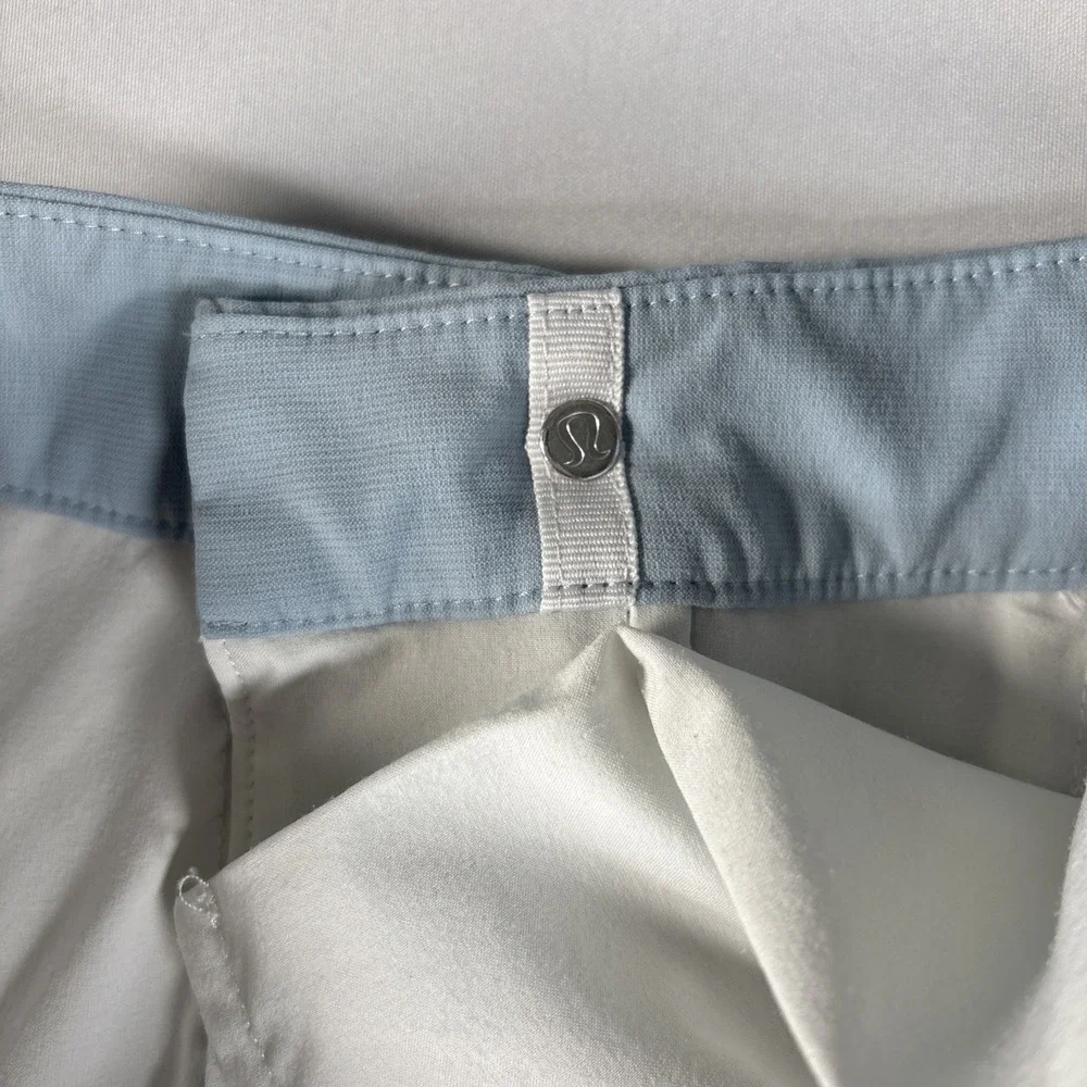 lululemon athletica Light Blue Men's Flat Front Shorts